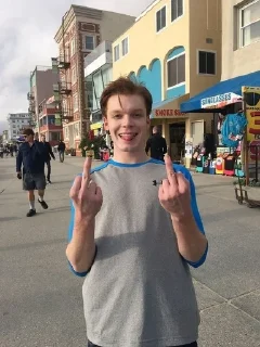 🖕 emoji йен Telegram sticker 20 of 27