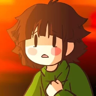 🌟 emoji Chara and Frisk Telegram sticker 11 of 25