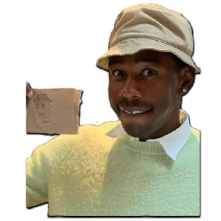 😃 emoji Tyler, The Creator Telegram sticker 5 of 33