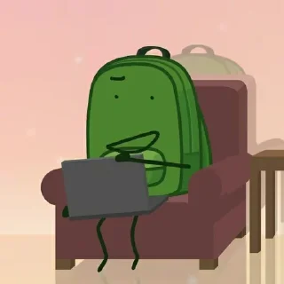🎒 emoji ..... Telegram sticker 22 of 104