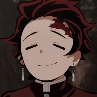 😊 emoji Demon Slayer Telegram sticker 19 of 26