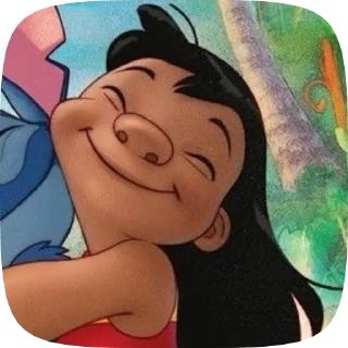 🌈 emoji @KRIKOLVIX 𔓕ᯟ Lilo & Stitch Telegram sticker 15 of 120