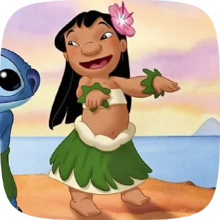 🌈 emoji @KRIKOLVIX 𔓕ᯟ Lilo & Stitch Telegram sticker 12 of 120