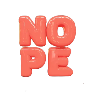 🙅‍♂️ emoji Wacky Letters Telegram sticker 13 of 20