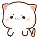 😞 emoji Peach Cat @TgEmojis Telegram sticker 16 of 145