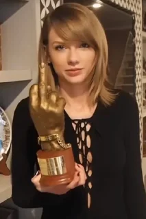 🖕 emoji Tay-Tay Swift :: @yana_pn08 Telegram sticker 16 of 118