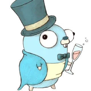 Sticker from Gopher