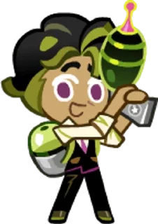 🌟 emoji Agent Olive Cookie Telegram sticker 11 of 80