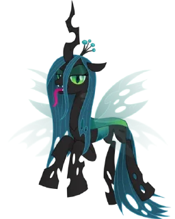 👅 emoji Chrysalis | @MyLittlePony_bots Telegram sticker 12 of 112