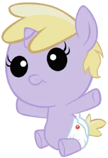 😊 emoji Dinky | @MyLittlePony_bots Telegram sticker 18 of 43