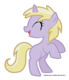 😺 emoji Dinky | @MyLittlePony_bots Telegram sticker 11 of 43