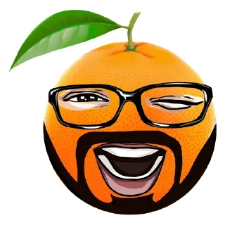 🍊 emoji #api Telegram sticker 7 of 7