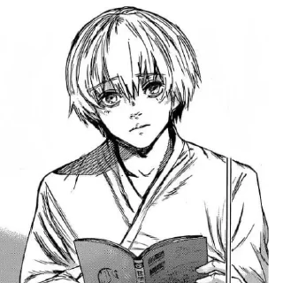 ☠️ emoji kaneki ken Telegram sticker 13 of 59