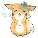😩 emoji Girly Fox Remastered Telegram sticker 20 of 40