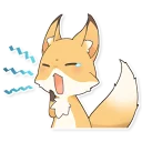 😴 emoji Girly Fox Remastered Telegram sticker 21 of 40