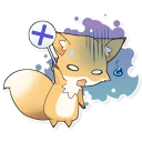 😰 emoji Girly Fox Remastered Telegram sticker 8 of 40