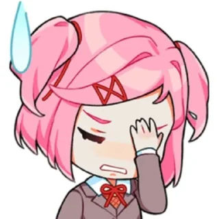 👄 emoji Доки Доки 😄 Telegram sticker 6 of 10