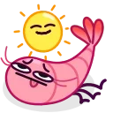 🥵 emoji Fresh Shrimp Telegram sticker 8 of 20