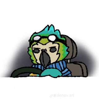 🐦 emoji Unstable Universe Telegram sticker 18 of 34