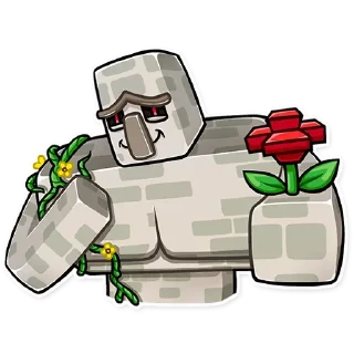 ☺️ emoji Майнкрафт @stickerdom Telegram sticker 10 of 35