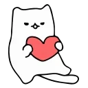 🤬 emoji White Cat @TVstickers Telegram sticker 4 of 23