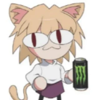😁 emoji Neko ark Telegram sticker 20 of 63