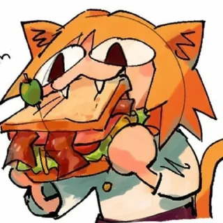 🥪 emoji Neko ark Telegram sticker 10 of 63
