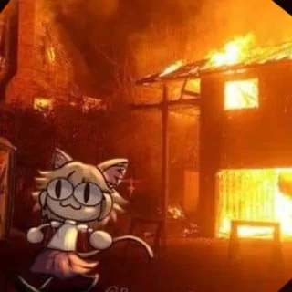 🔥 emoji Neko ark Telegram sticker 24 of 63