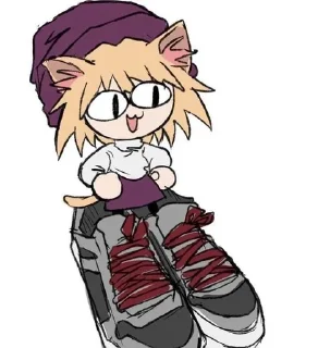 👟 emoji Neko Ark Telegram sticker 21 of 40