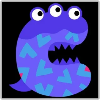 👍 emoji Алфавит Telegram sticker 19 of 33
