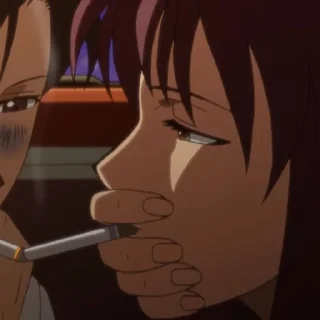 Sticker from Revy (Black Lagoon) by sofkwov