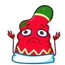 🤷‍♂️ emoji Red Sock Telegram sticker 9 of 15