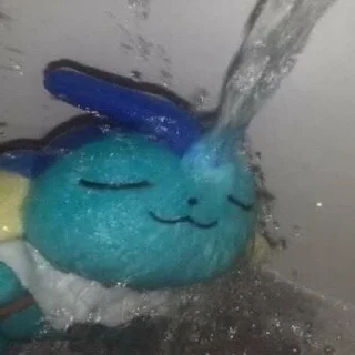 😨 emoji Vaporeon Telegram sticker 7 of 11