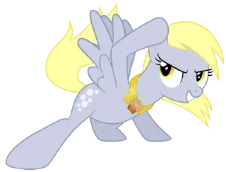 😱 emoji Derpy | @MyLittlePony_bots Telegram sticker 5 of 111