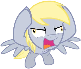 😡 emoji Derpy | @MyLittlePony_bots Telegram sticker 8 of 111