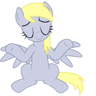 💛 emoji Derpy 💛 Telegram sticker 14 of 19