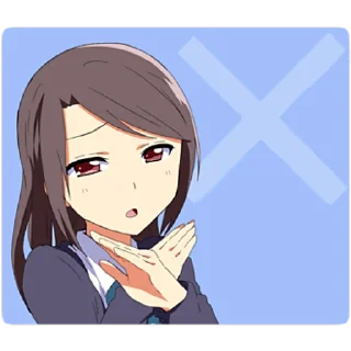 🙅‍♀ emoji Милая школьница @nyasticks Telegram sticker 11 of 41