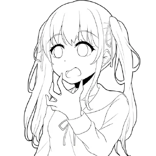 😱 emoji Школьница @Nyasticks Telegram sticker 21 of 43