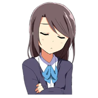 😌 emoji Милая школьница @nyasticks Telegram sticker 17 of 41
