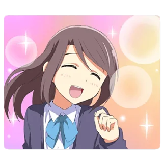 😊 emoji Милая школьница @nyasticks Telegram sticker 7 of 41