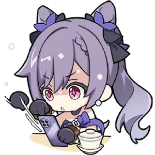 😨 emoji OnePlus Genshin @stickersMH Telegram sticker 8 of 25