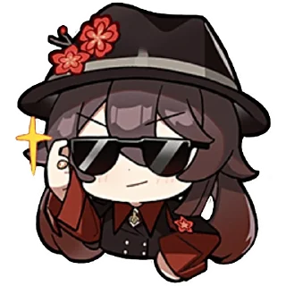 😎 emoji OnePlus Genshin @stickersMH Telegram sticker 10 of 25