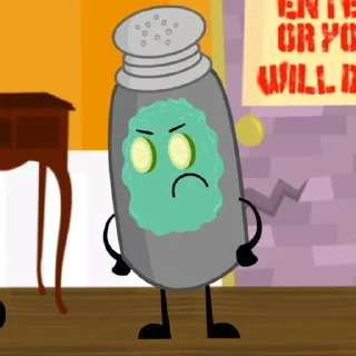 😠 emoji Pepper Inanimate Insanity Telegram sticker 9 of 22