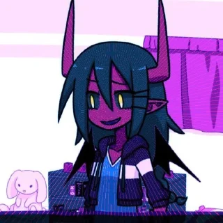 🖤 emoji Камилла из Contract Demon Telegram sticker 18 of 20