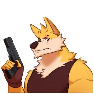 🔫 emoji COOPER Telegram sticker 9 of 13