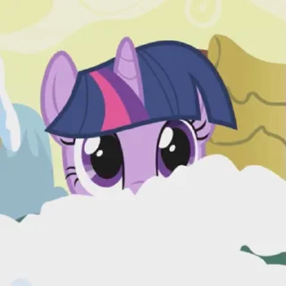 🫣 emoji Twilight Sparkle Animated Telegram sticker 10 of 63