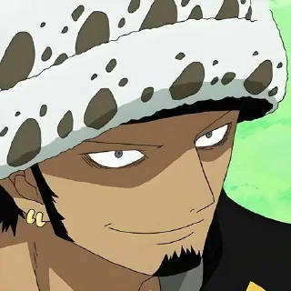 🙂 emoji 🫀Trafalgar Law💉@Ifat3a Telegram sticker 23 of 71
