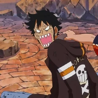 😤 emoji 🫀Trafalgar Law💉@Ifat3a Telegram sticker 16 of 71
