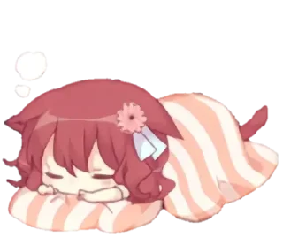 💤 emoji ⌇ℛℯ𝒹-𝒽𝒶𝒾𝓇 ℊ𝒾𝓇𝓁 .˚₊‧ ->「 @wexsavi 」ˊˎ˗ Telegram sticker 16 of 16