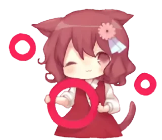 ⭕ emoji ⌇ℛℯ𝒹-𝒽𝒶𝒾𝓇 ℊ𝒾𝓇𝓁 .˚₊‧ ->「 @wexsavi 」ˊˎ˗ Telegram sticker 13 of 16